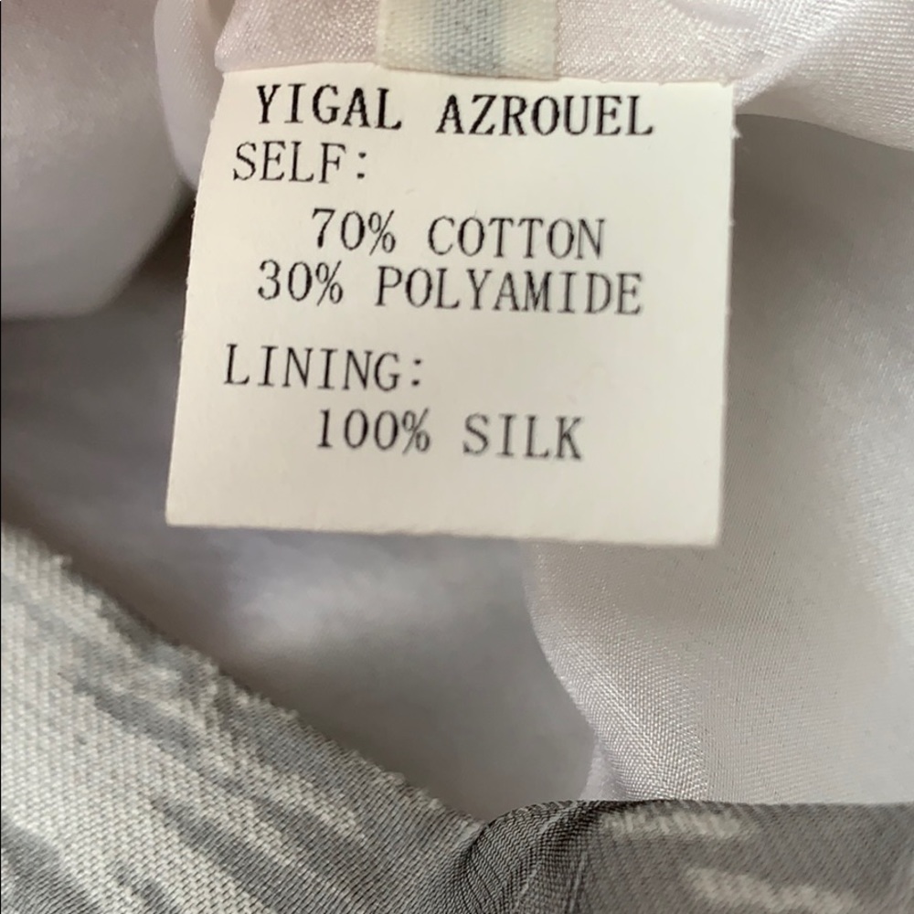 YIGAL AZROUEL Arctic Beaded Cowl Sheath Dress 8 - Picture 7 of 15